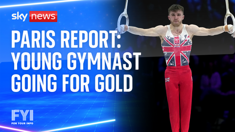 Paris Report – young gymnast going for gold