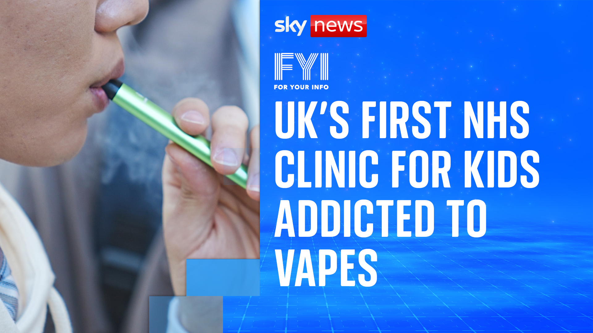 UK’s first NHS clinic for kids addicted to vapes