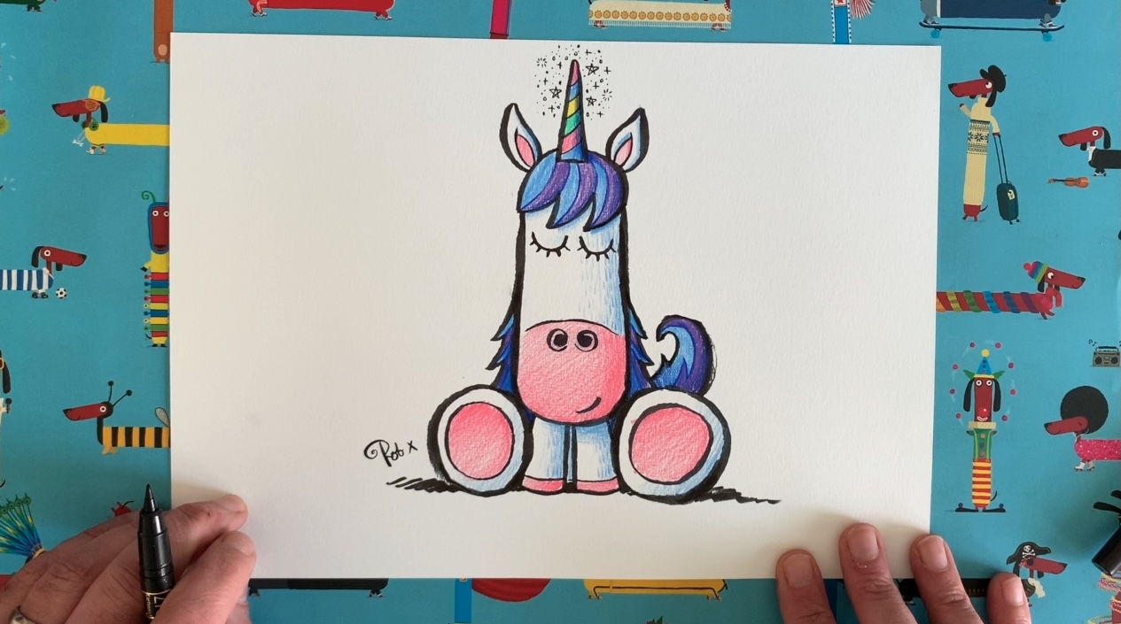 DrawWithRob 18 – Unicorn