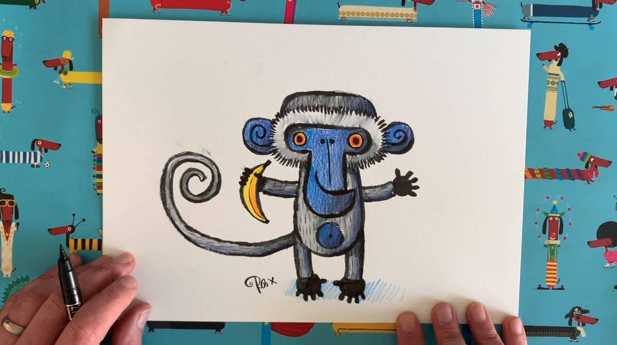 DrawWithRob 12 – Monkey