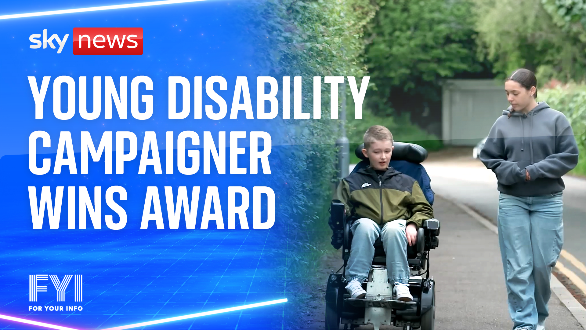 Young disability campaigner wins award