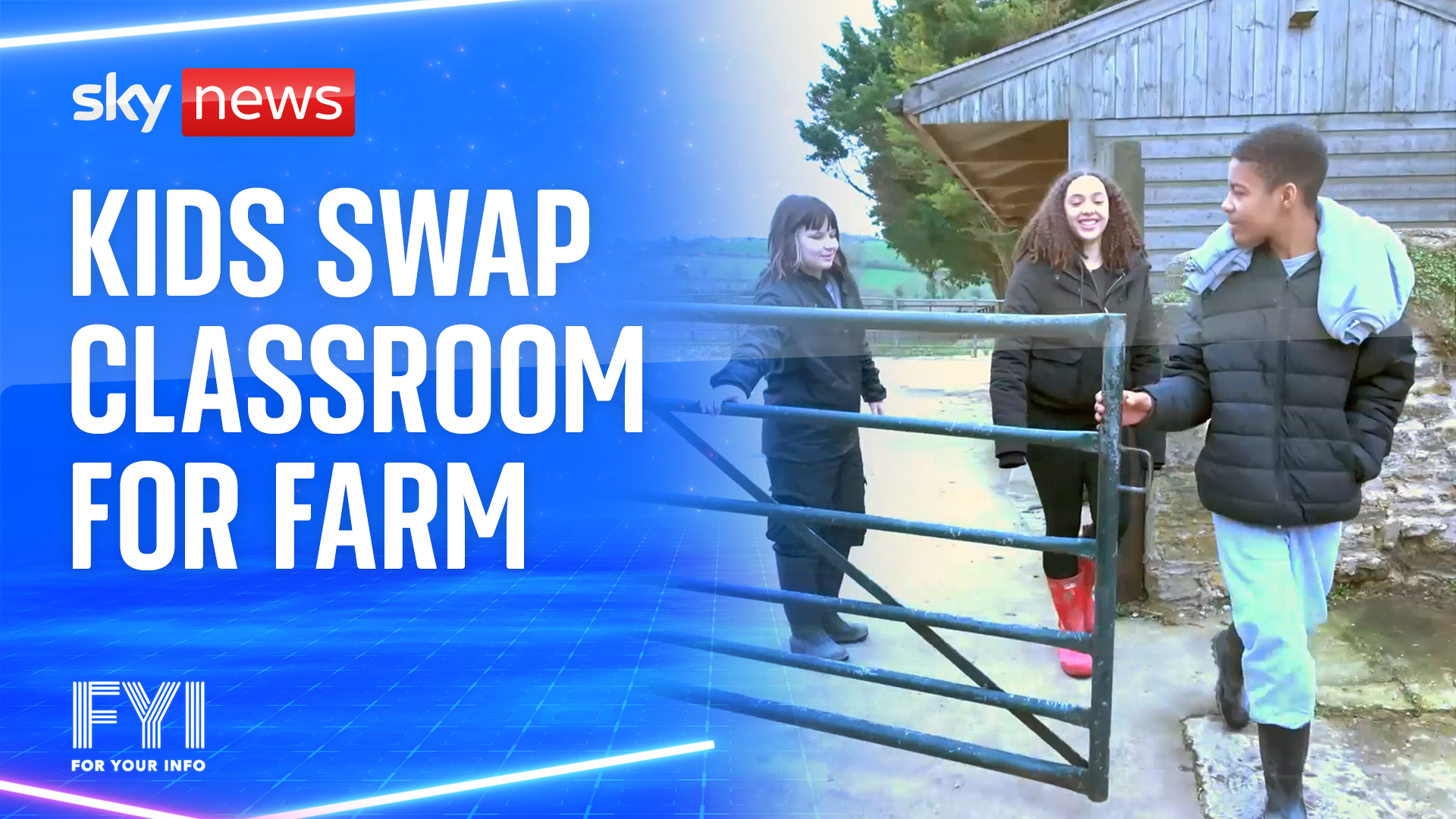 Kids swap classroom for farm