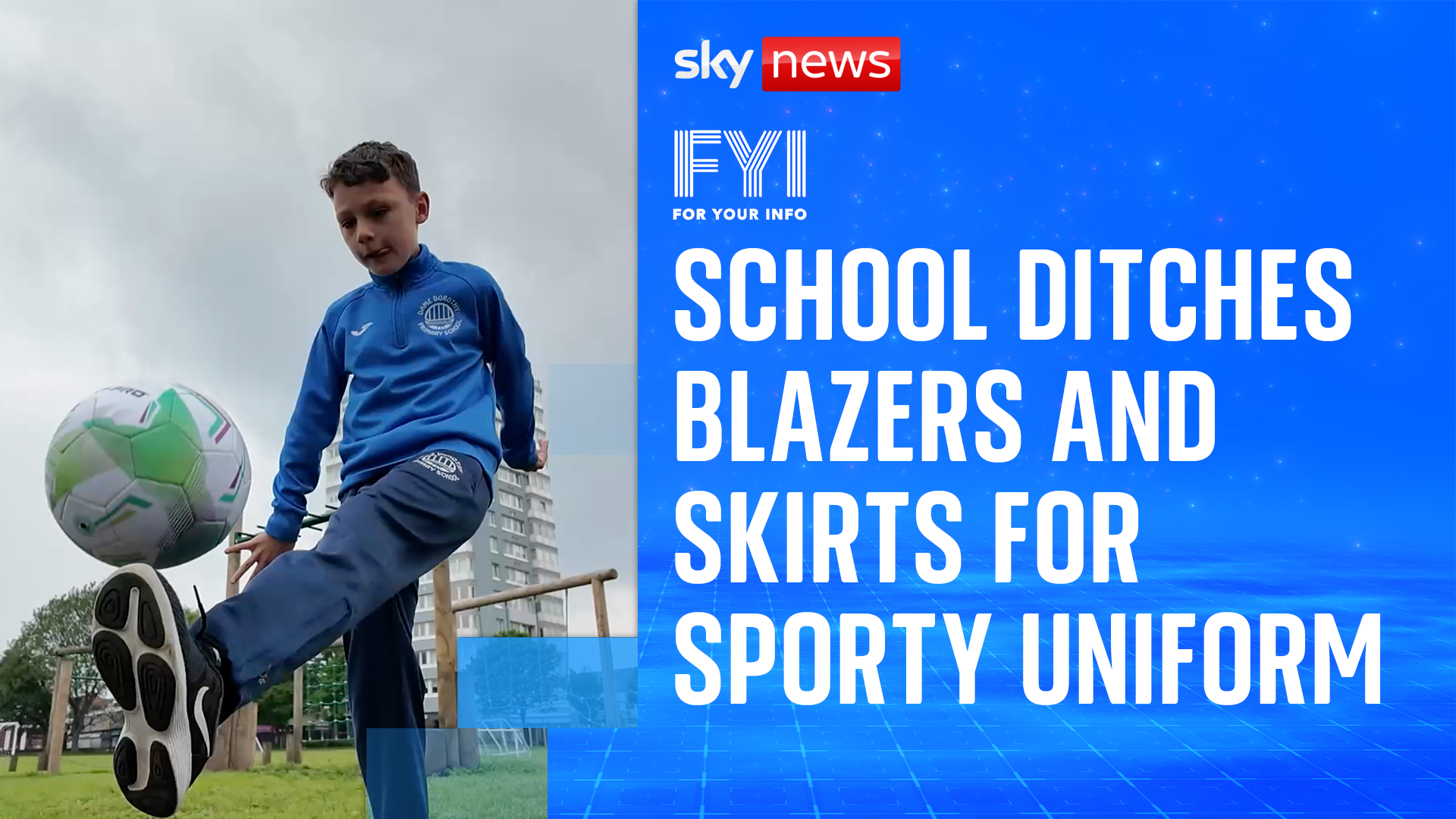 School ditches blazers and skirts for sporty uniform