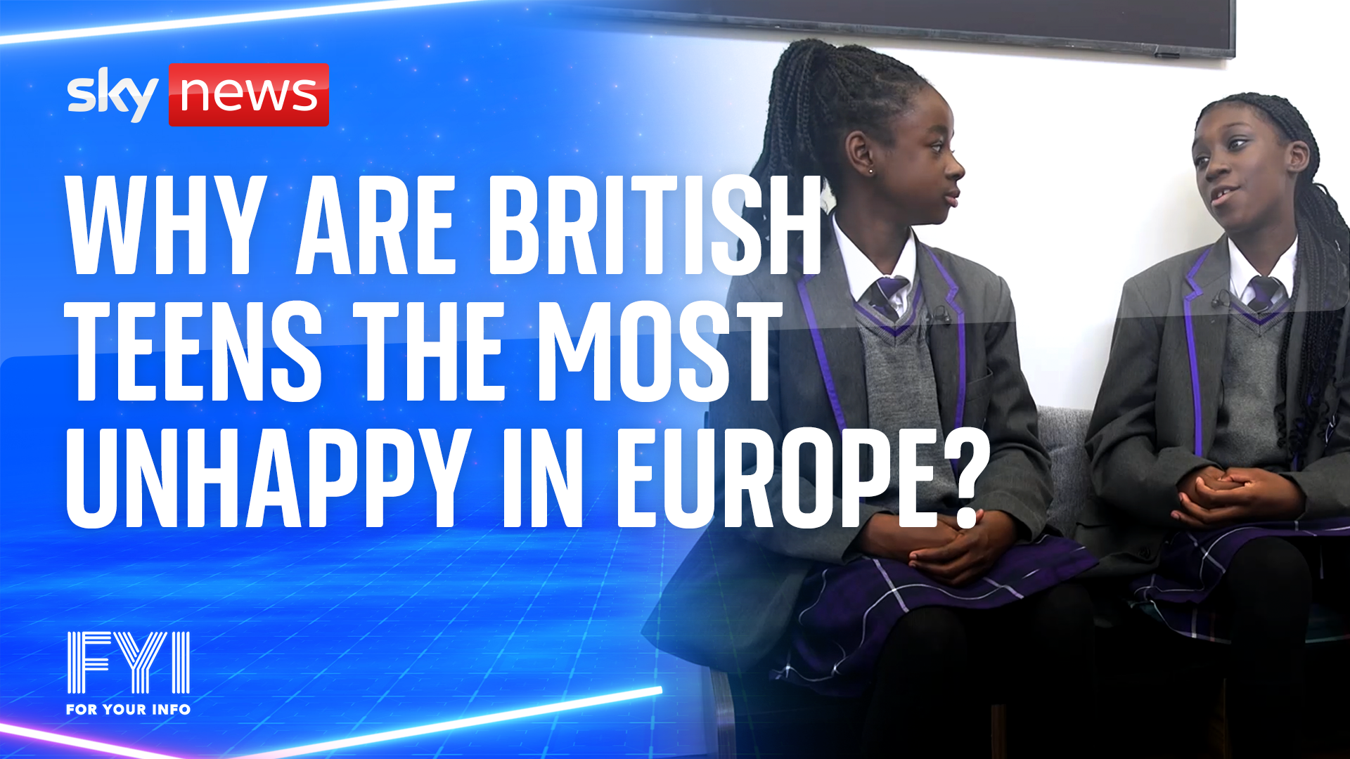 Why are British teens the most unhappy in Europe?