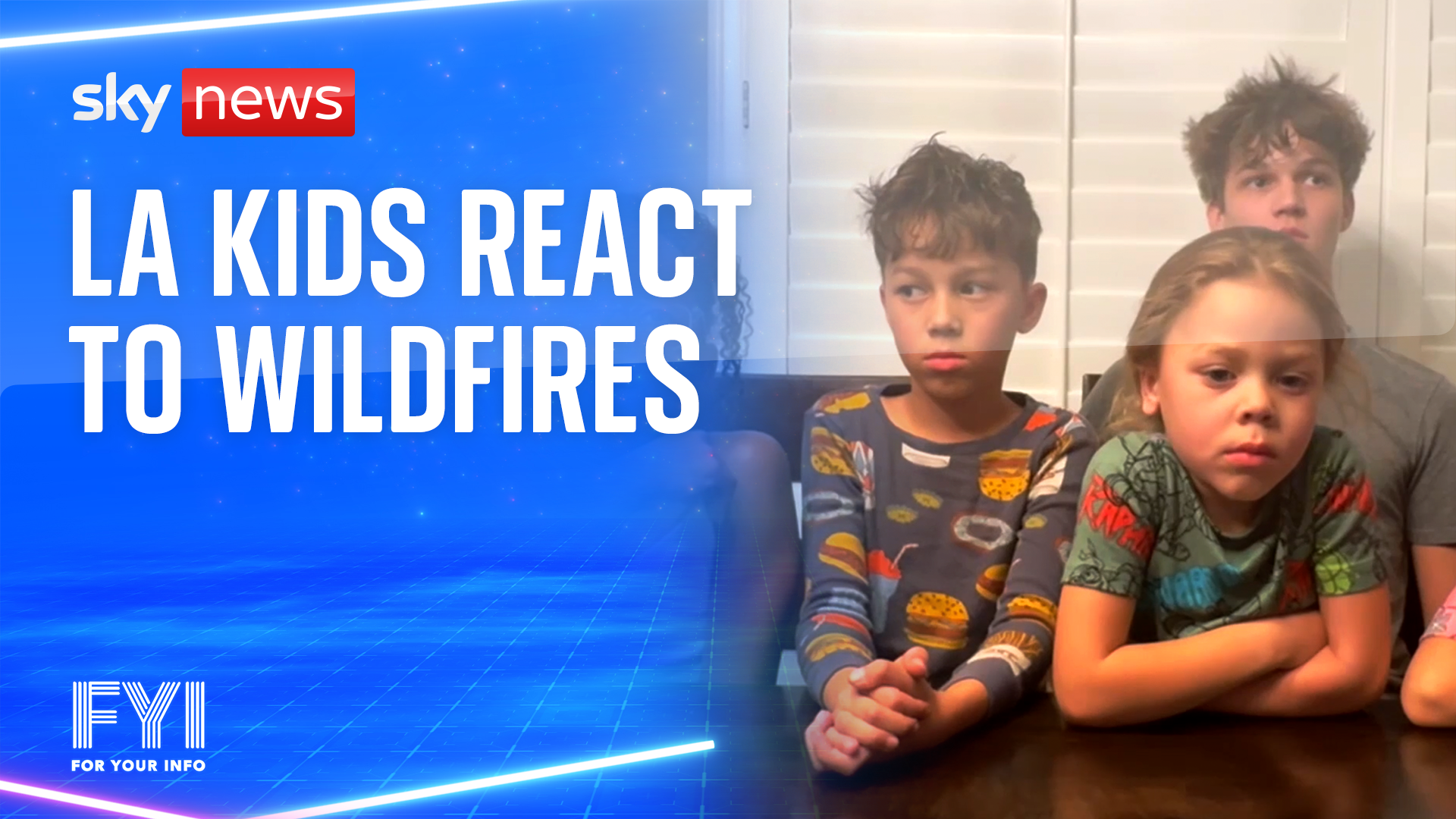 LA kids react to wildfires