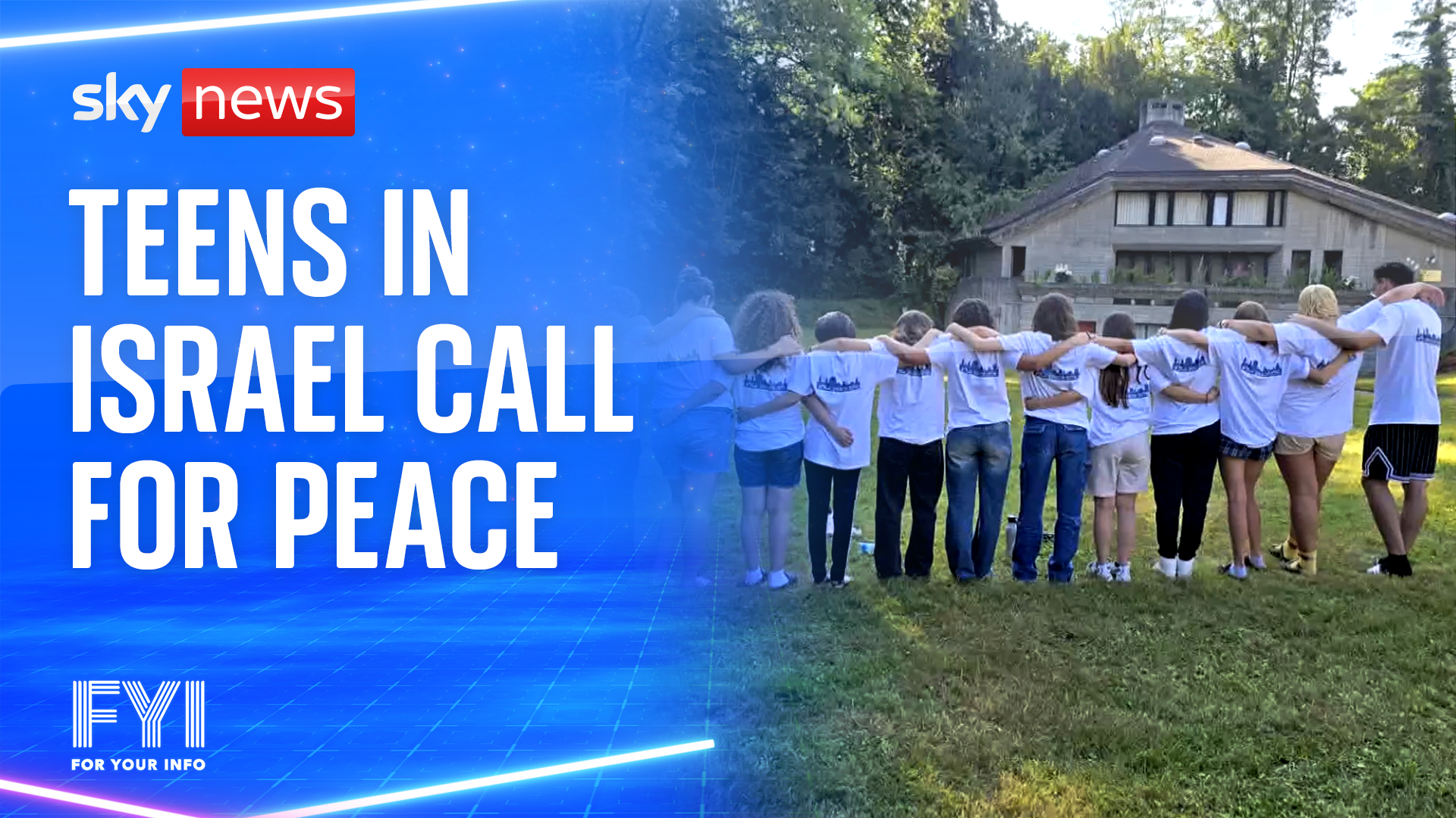 Teens in Israel call for peace