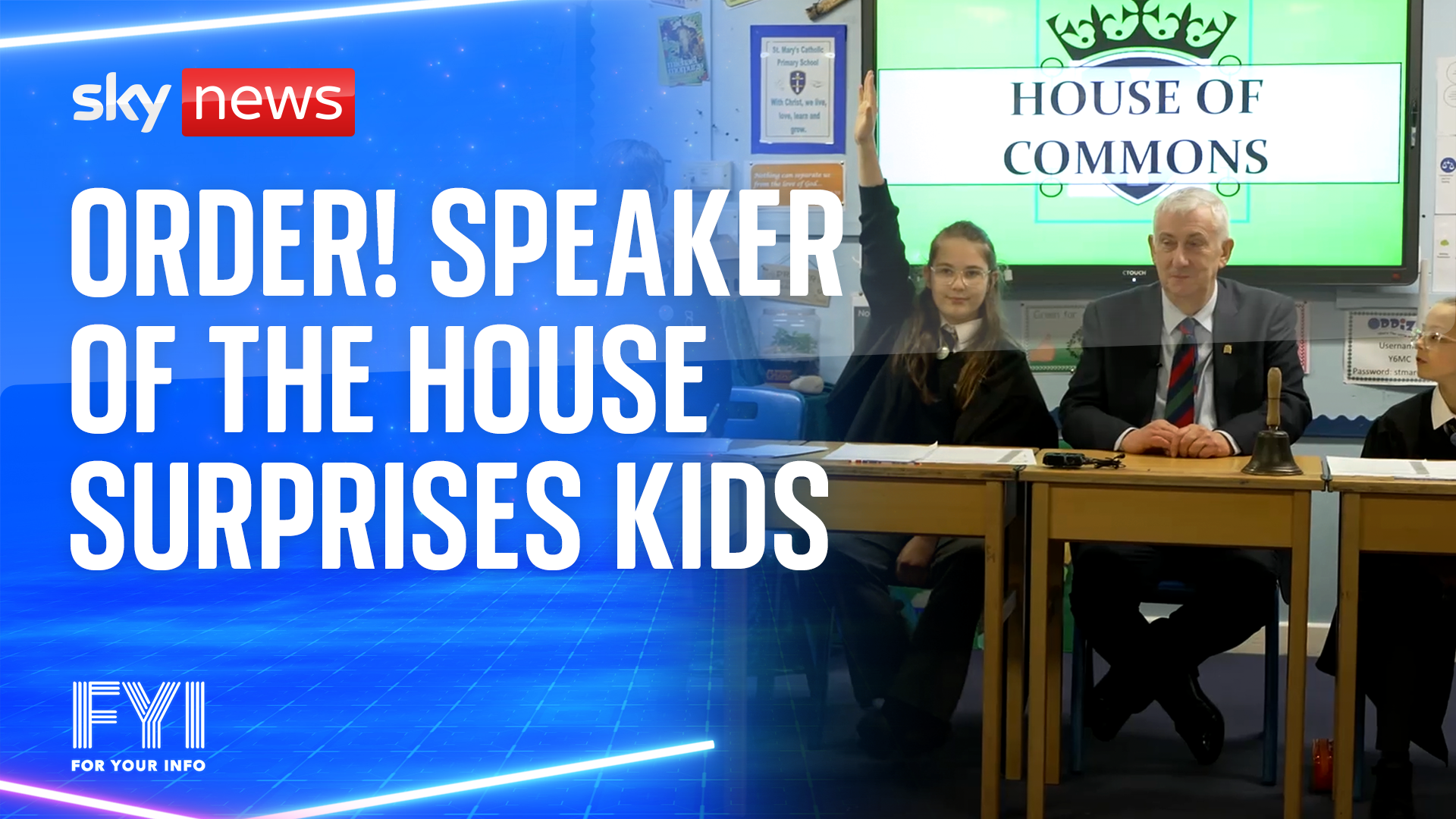 Order! Speaker of the House surprises kids