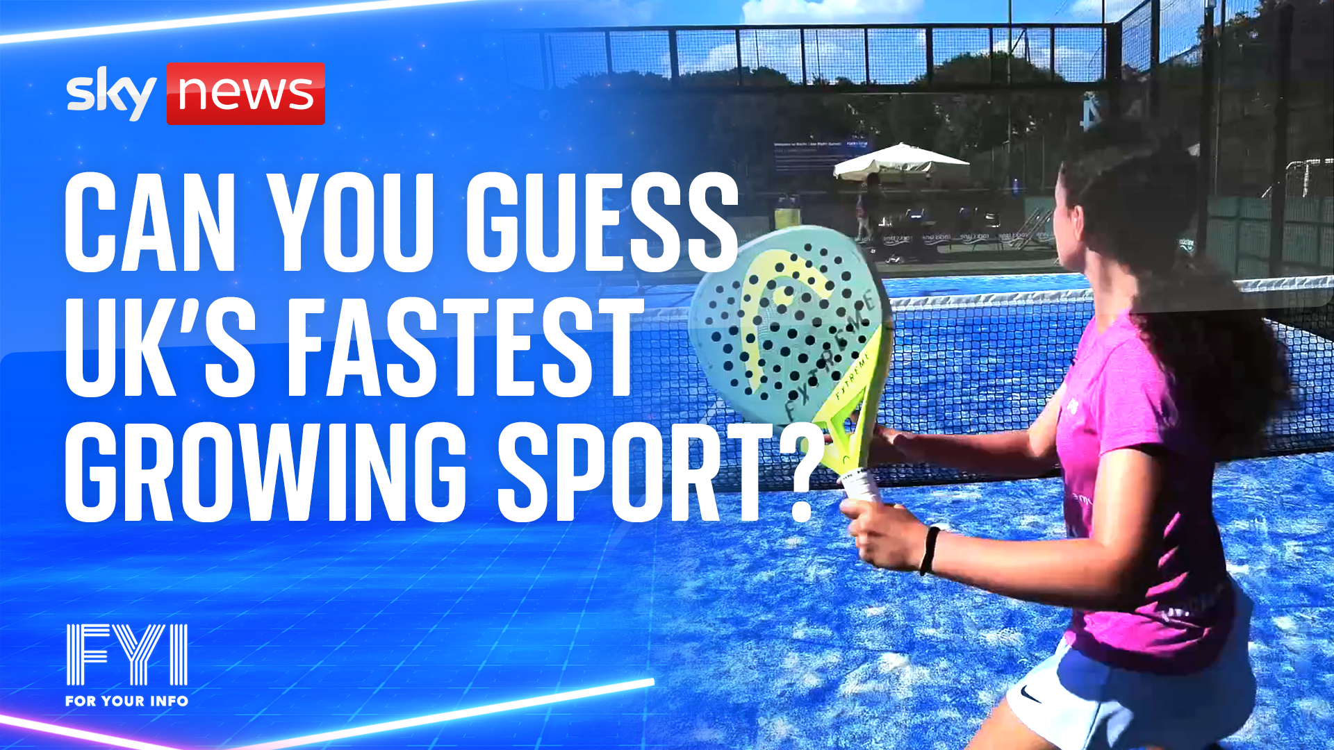 Can you guess UK’s fastest growing sport?