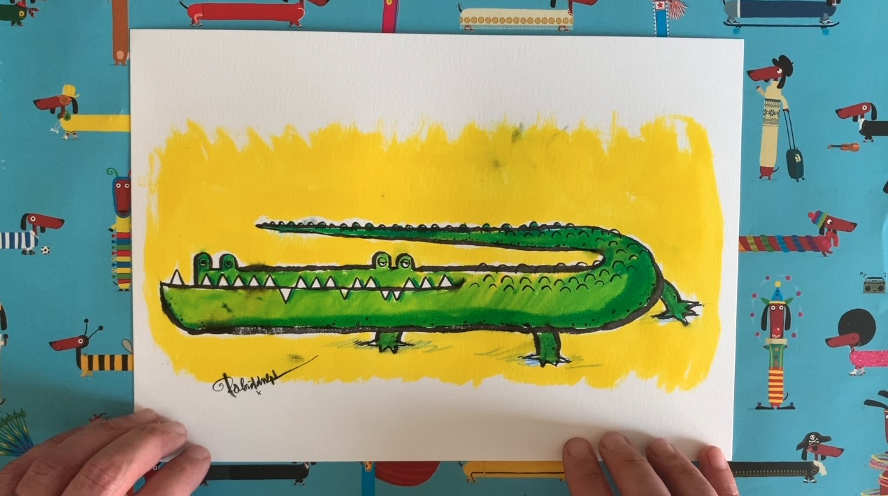 DrawWithRob 13 – Alligator