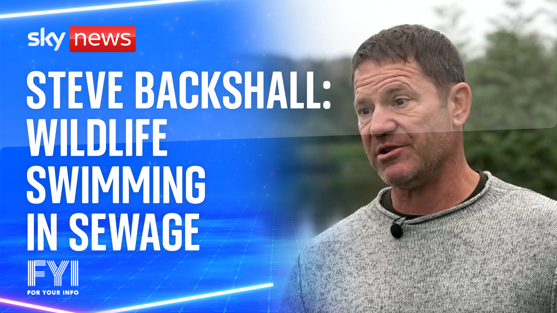 Steve Backshall: Wildlife swimming in sewage