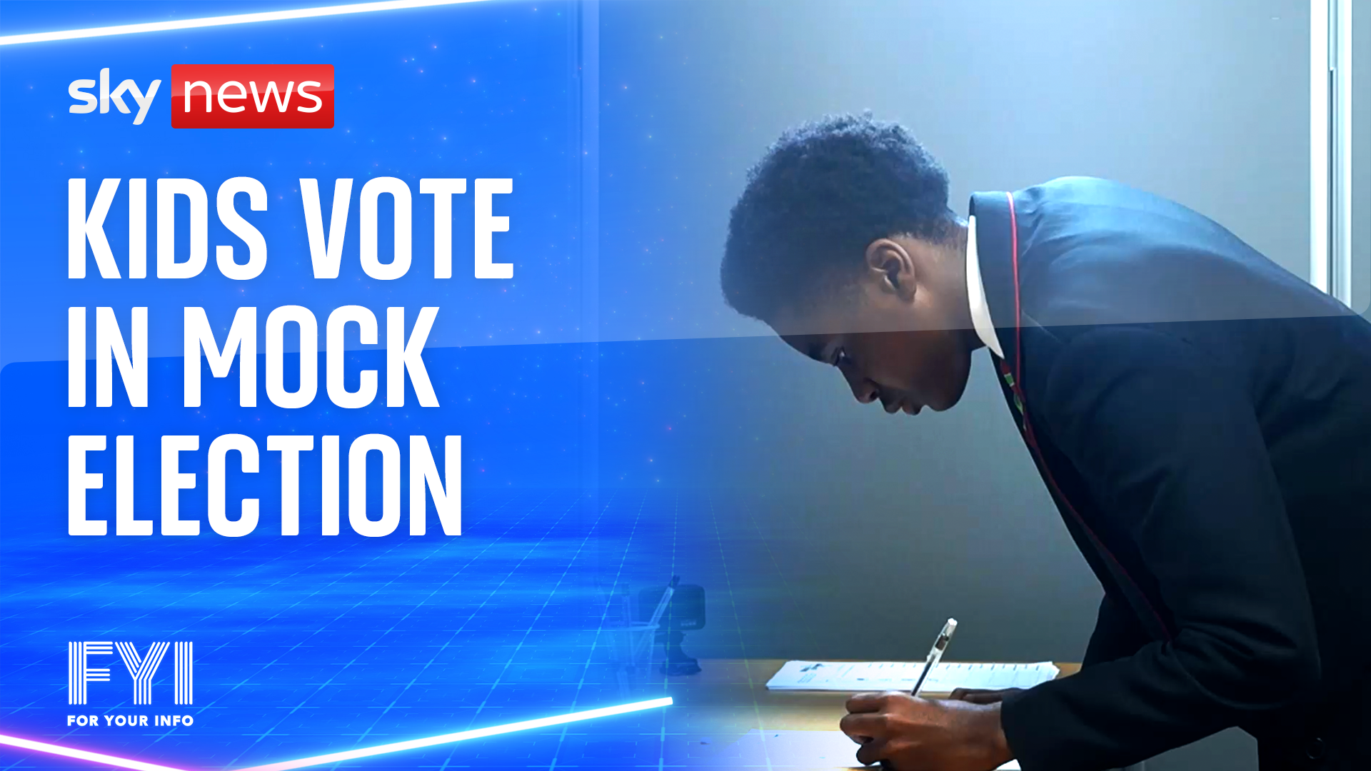 Kids vote in mock election