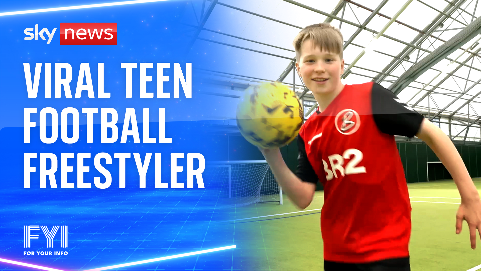 Viral teen football freestyler