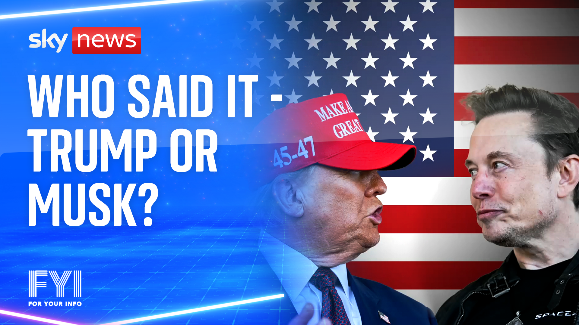 Who said it – Trump or Musk?