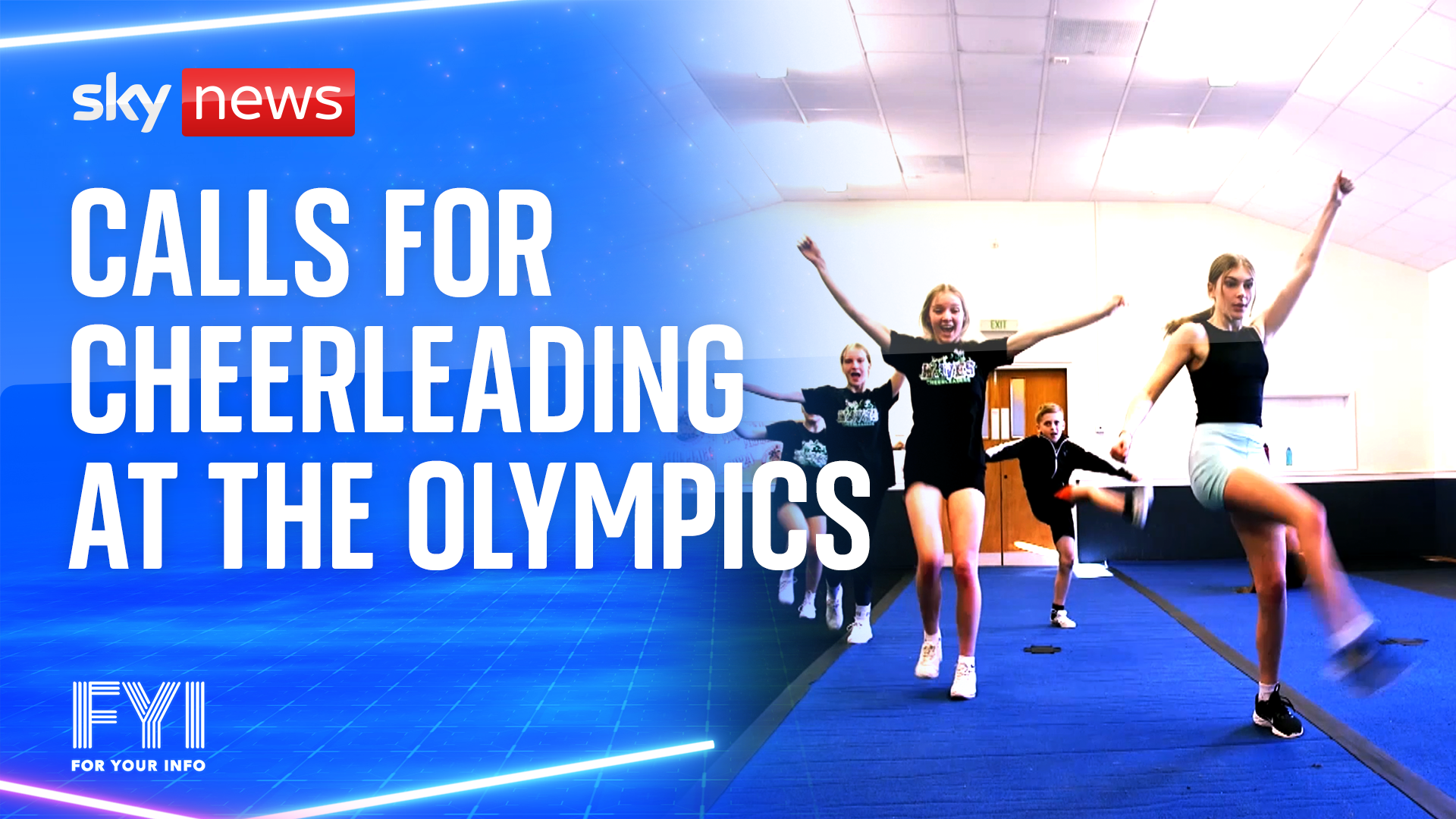 Calls for cheerleading at the Olympics