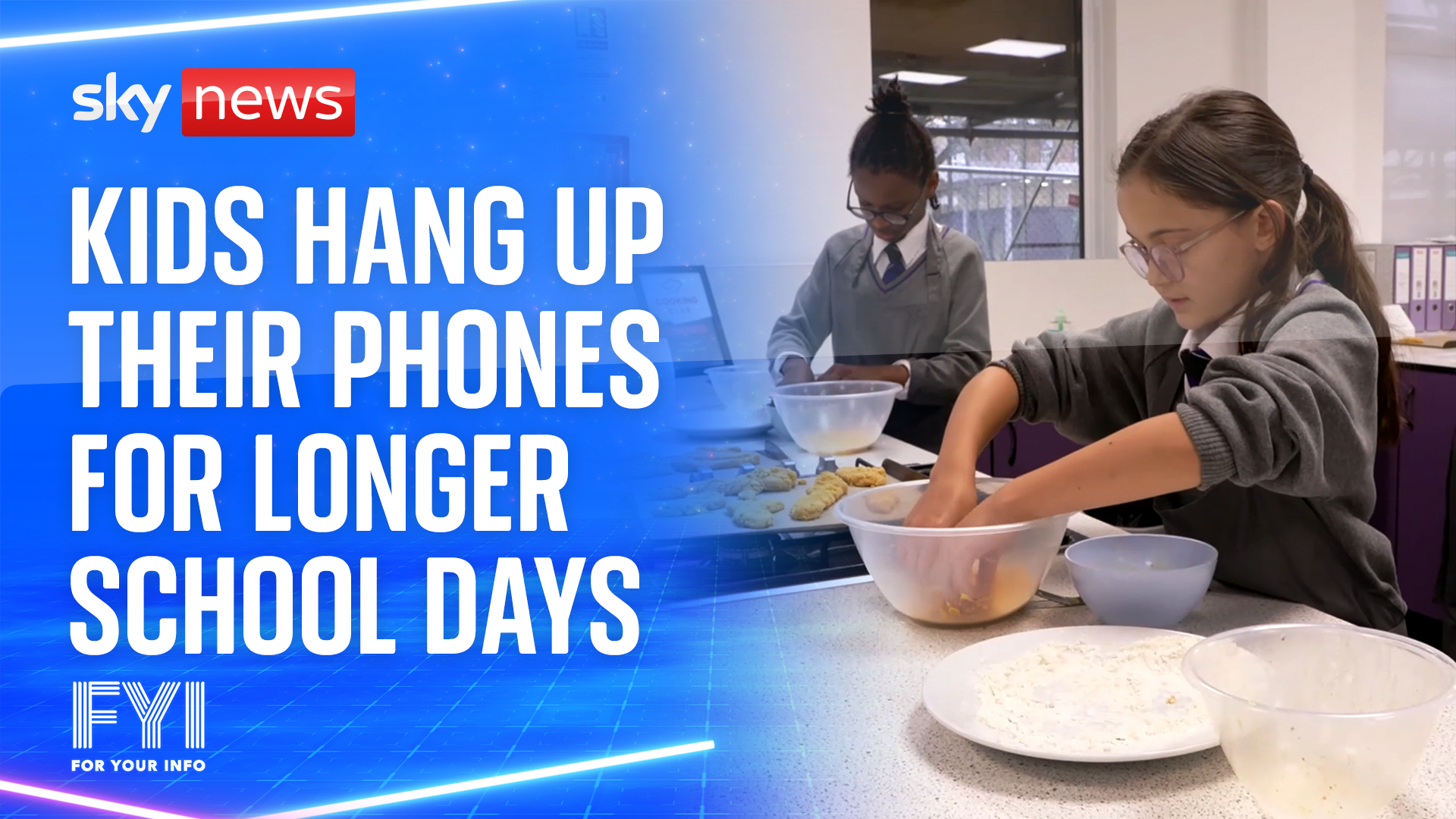 Kids hang up their phones for longer school days