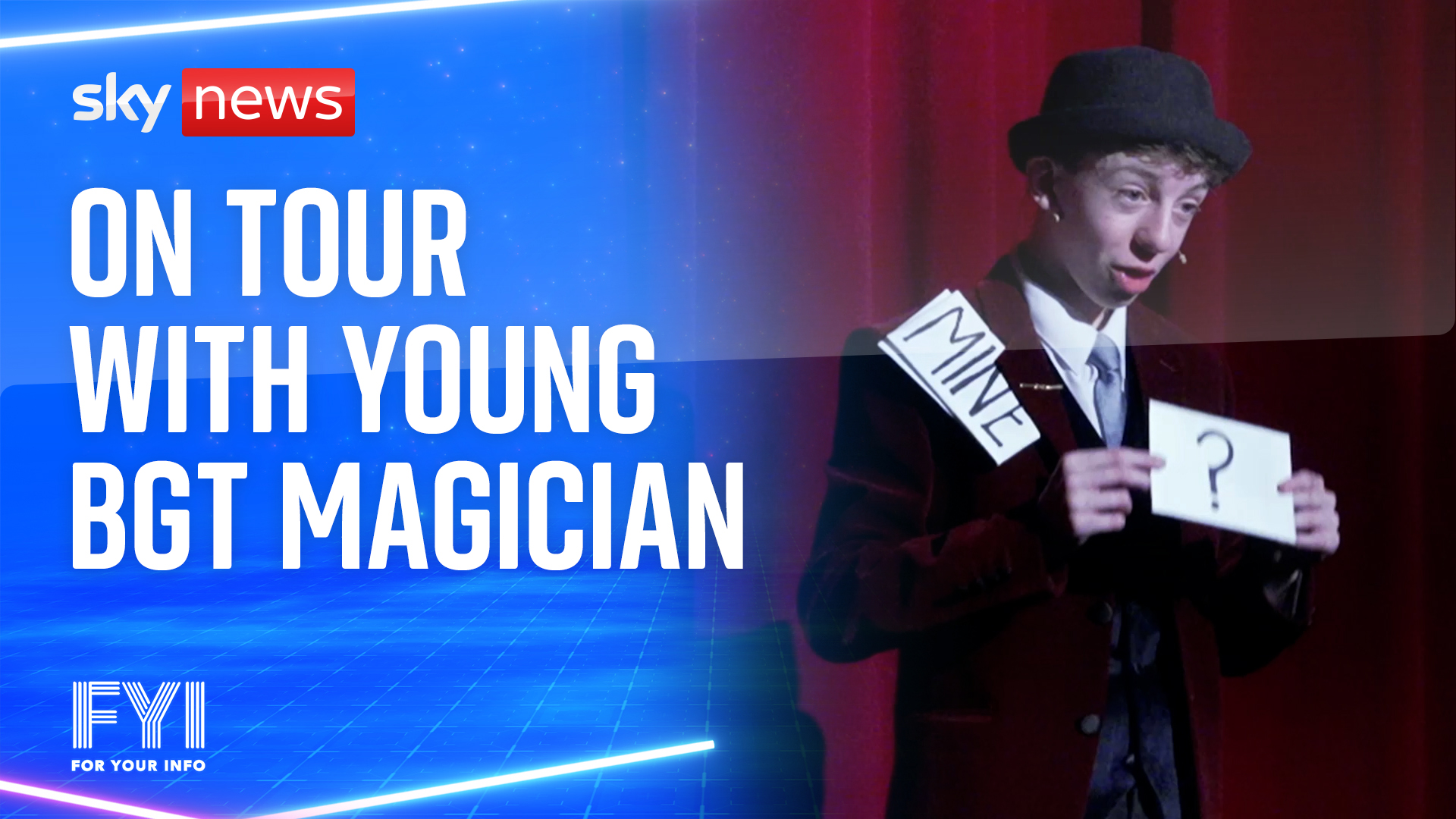 On tour with young BGT magician