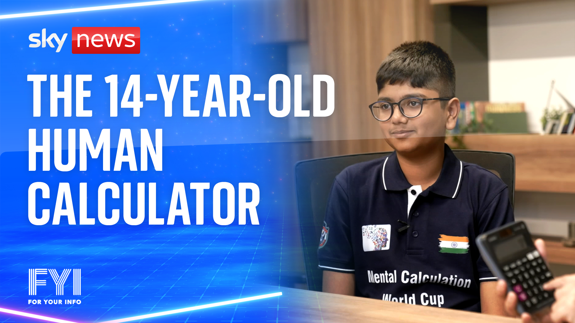 OMG! The 14-year-old human calculator