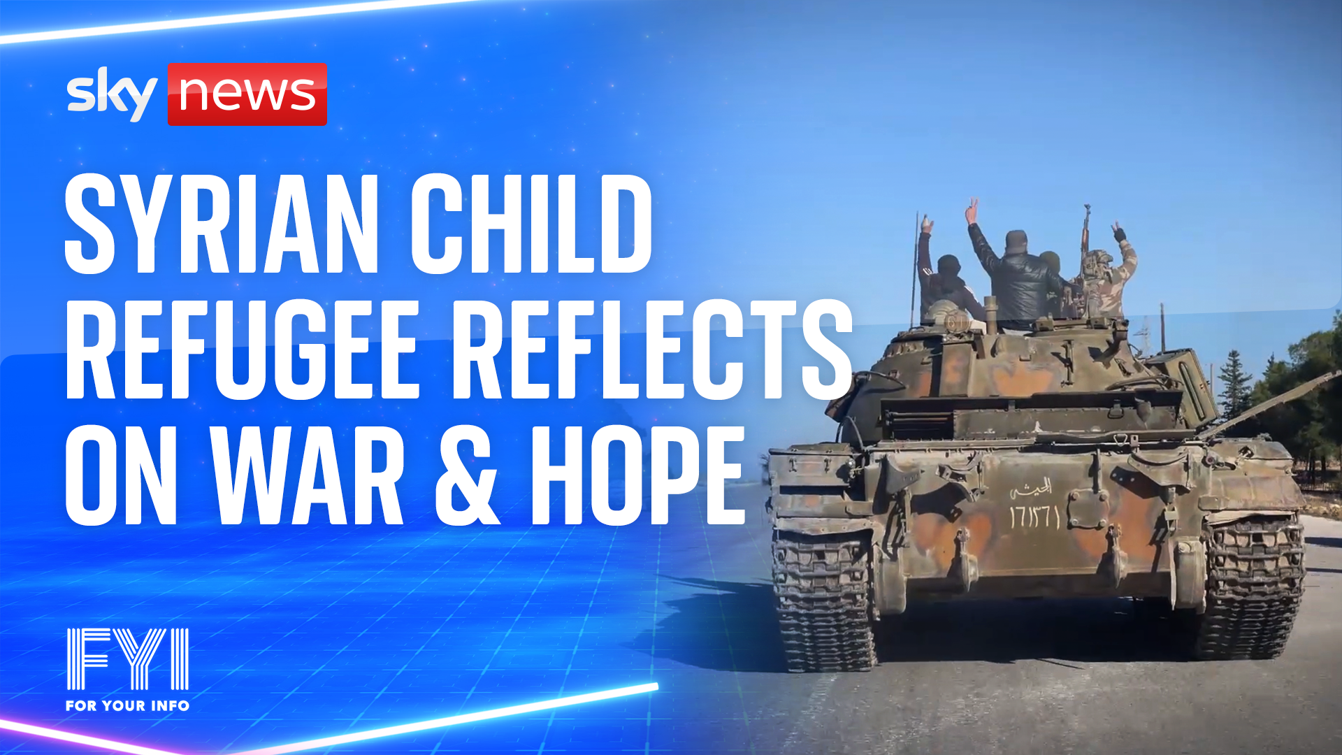 Syrian child refugee reflects on war & hope