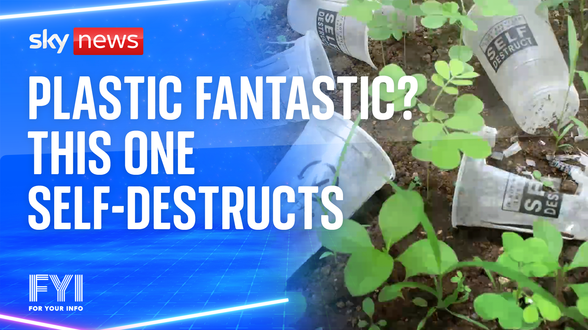 Plastic fantastic? This one self-destructs