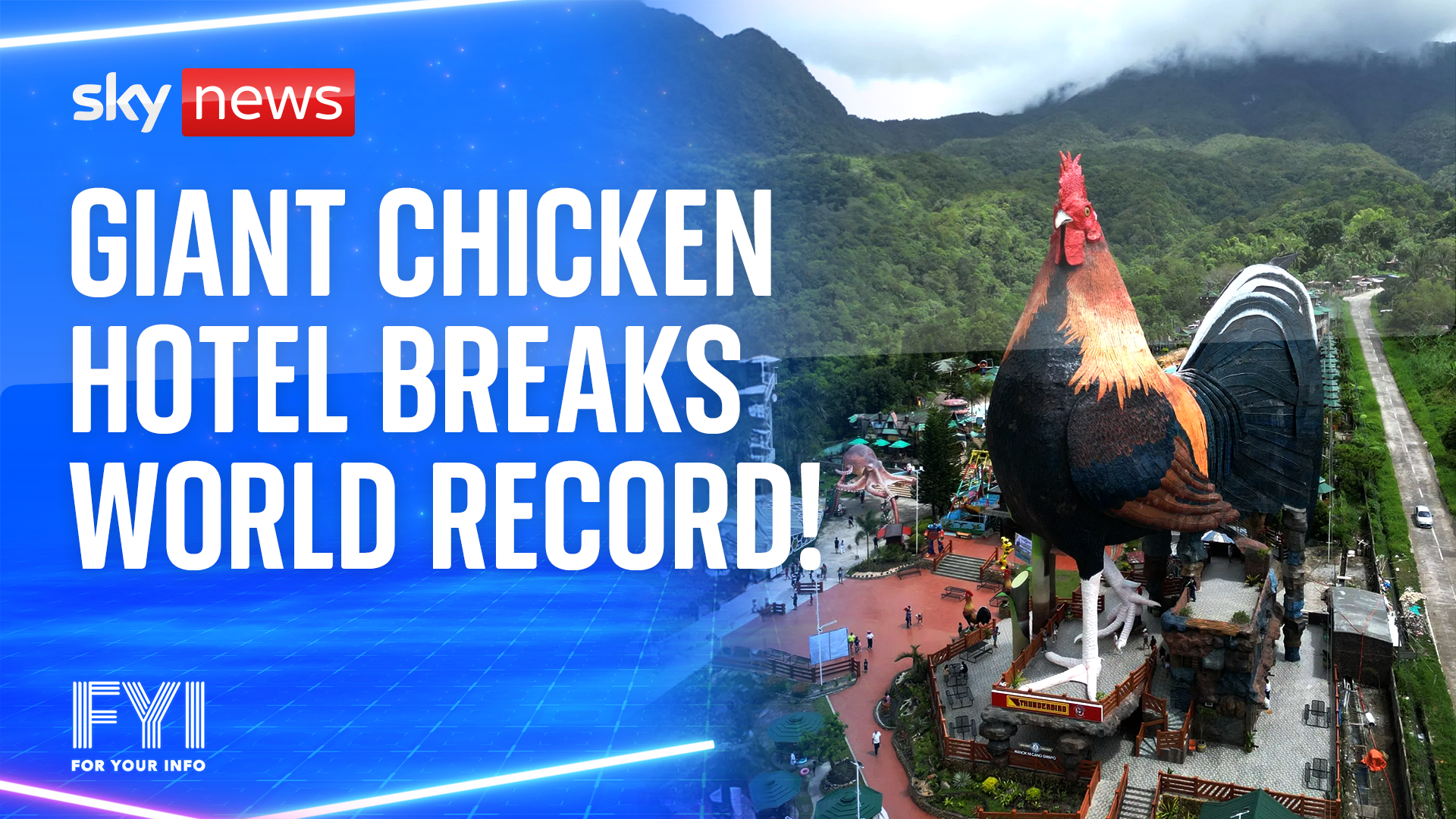 OMG! Giant chicken hotel breaks world record!